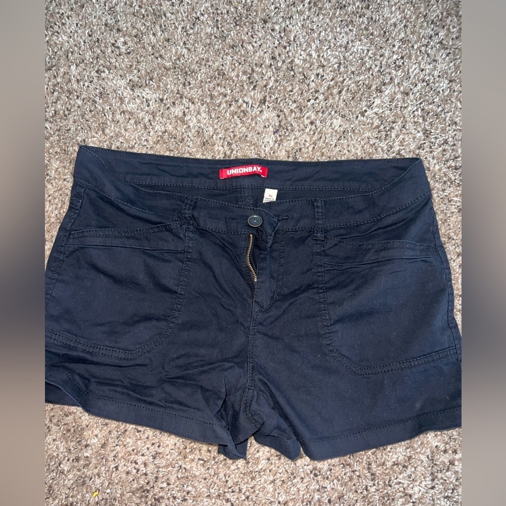UNIONBAY Women's Dark Blue Jean Shorts